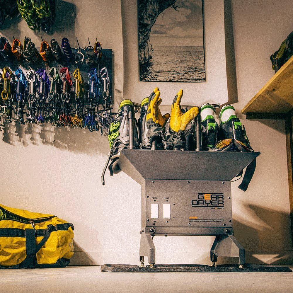 GearDryer Freestanding 12 Boot and Glove Dryer | 6 Pair Boot, Shoe, and Glove Dryer | Dryer and Warmer for Ski Boots, Work Boots, Athletics, Helmets, and More: Sports & Outdoors