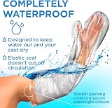 Mighty-X 2pc Waterproof Arm Cover Shower Cast Protectors 32 x 9 In view 4