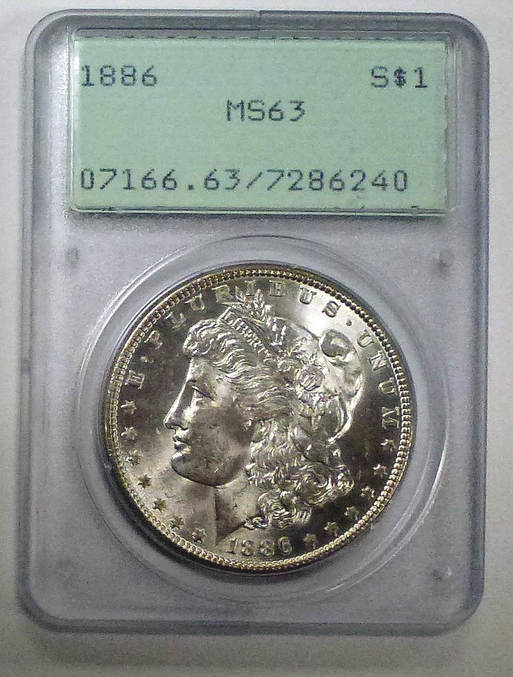 1886 No Mint Mark Dollar PCGS MS63 at Amazon's