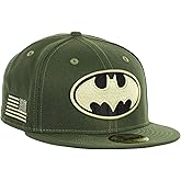 New Era Batman Salute to Service 59Fifty Fitted Hat (US, Numeric, 7 1/8, Green)
