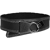 BlackButterfly Wide Elastic Stretch Retro Metal Interlock Buckle Belt