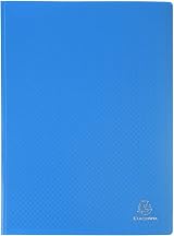 Exacompta 8822E A4 Semi-Rigid Display Book Blue 20 Pockets 40 Views 500µm PP view 3