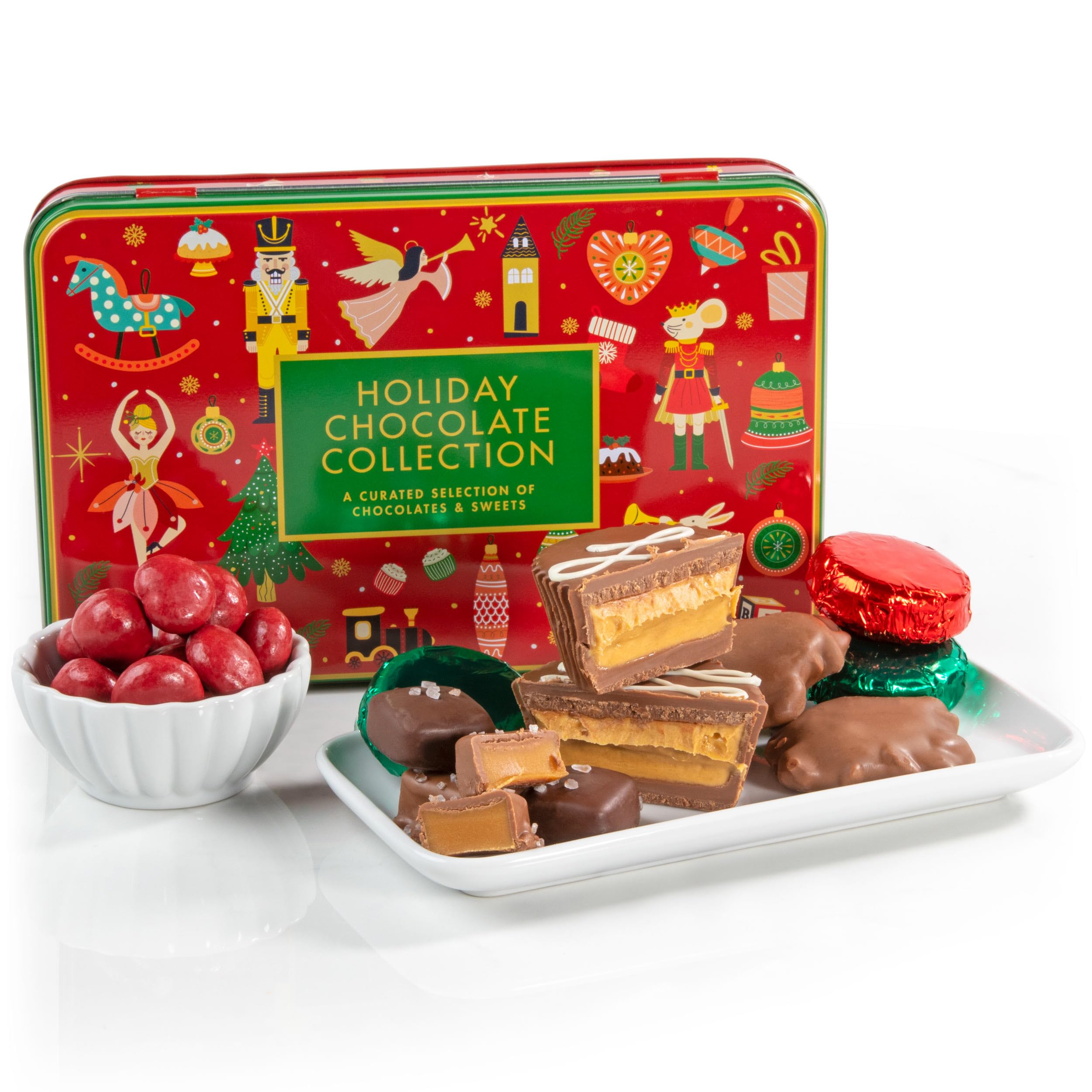 Photo 1 of **BB 8/25/25**A Gift Inside Holiday Chocolate Christmas Collection Gift Tin