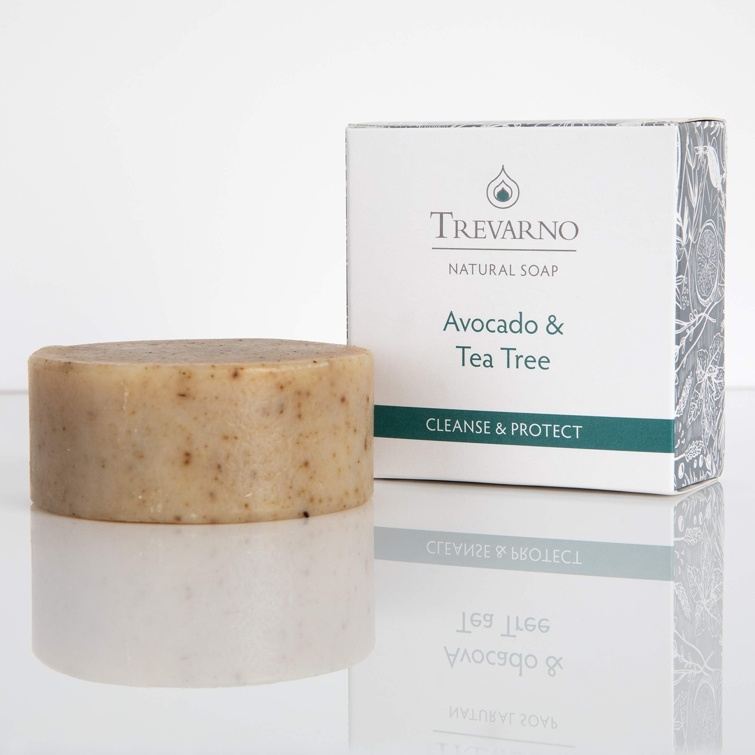 TrevarnoNatural Avocado & Tea Tree Handmade Soap - 75g