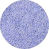 Yholin 2000pcs Purple Glass Seed Beads Bulk,4mm 6/0 Seed Pony Beads for Bracelets,Necklace,Jewelry Making -Waist Spacer Bead for DIY Craft Projects