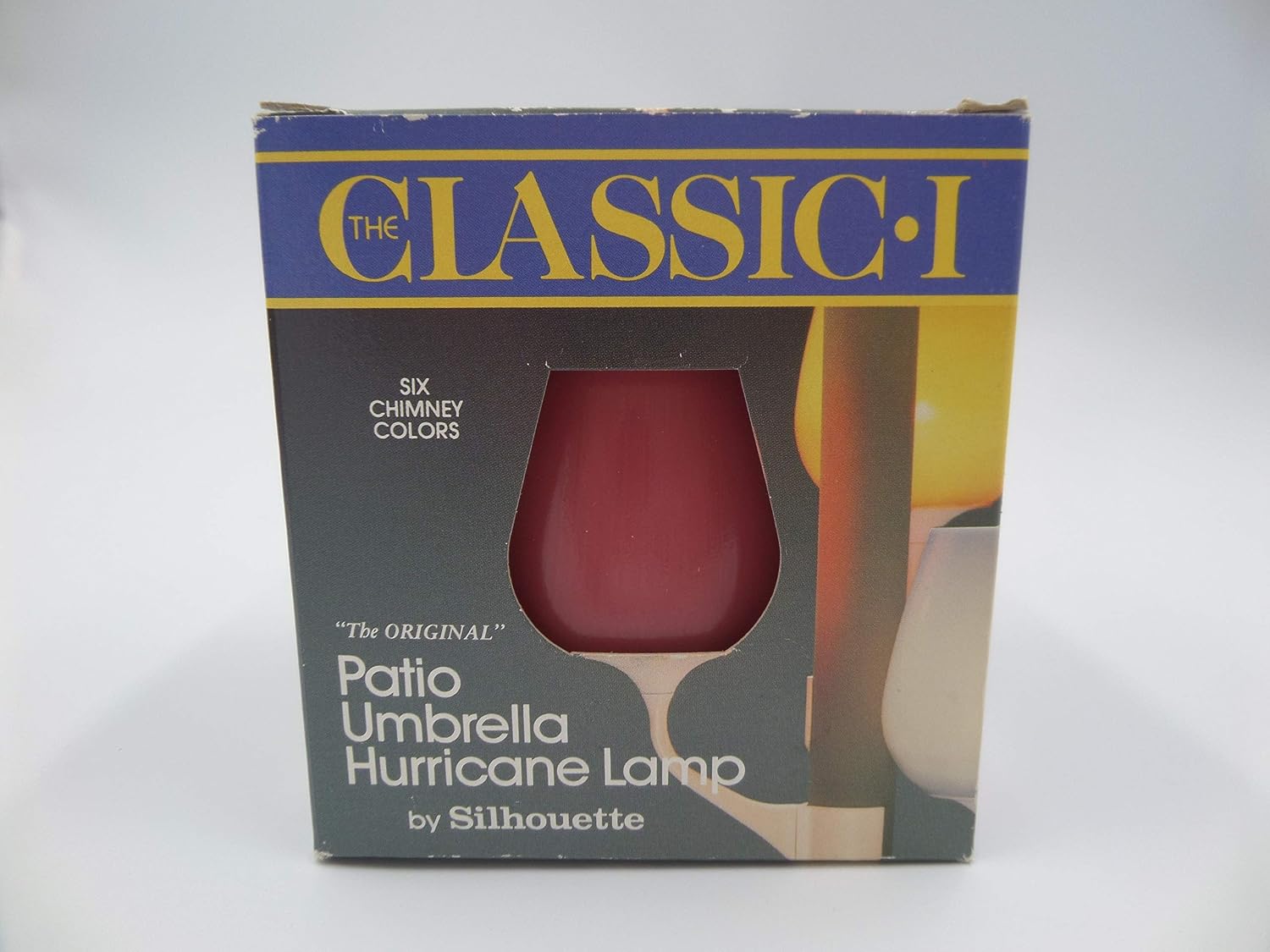 Silhouette Rose Pink Patio Umbrella Candle Hurricane Lamp Outdoor Classic I The Original Vintage Amazon Com