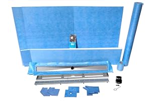 AlinO Linear Shower Kit (48"x60" Wall, Nickel)