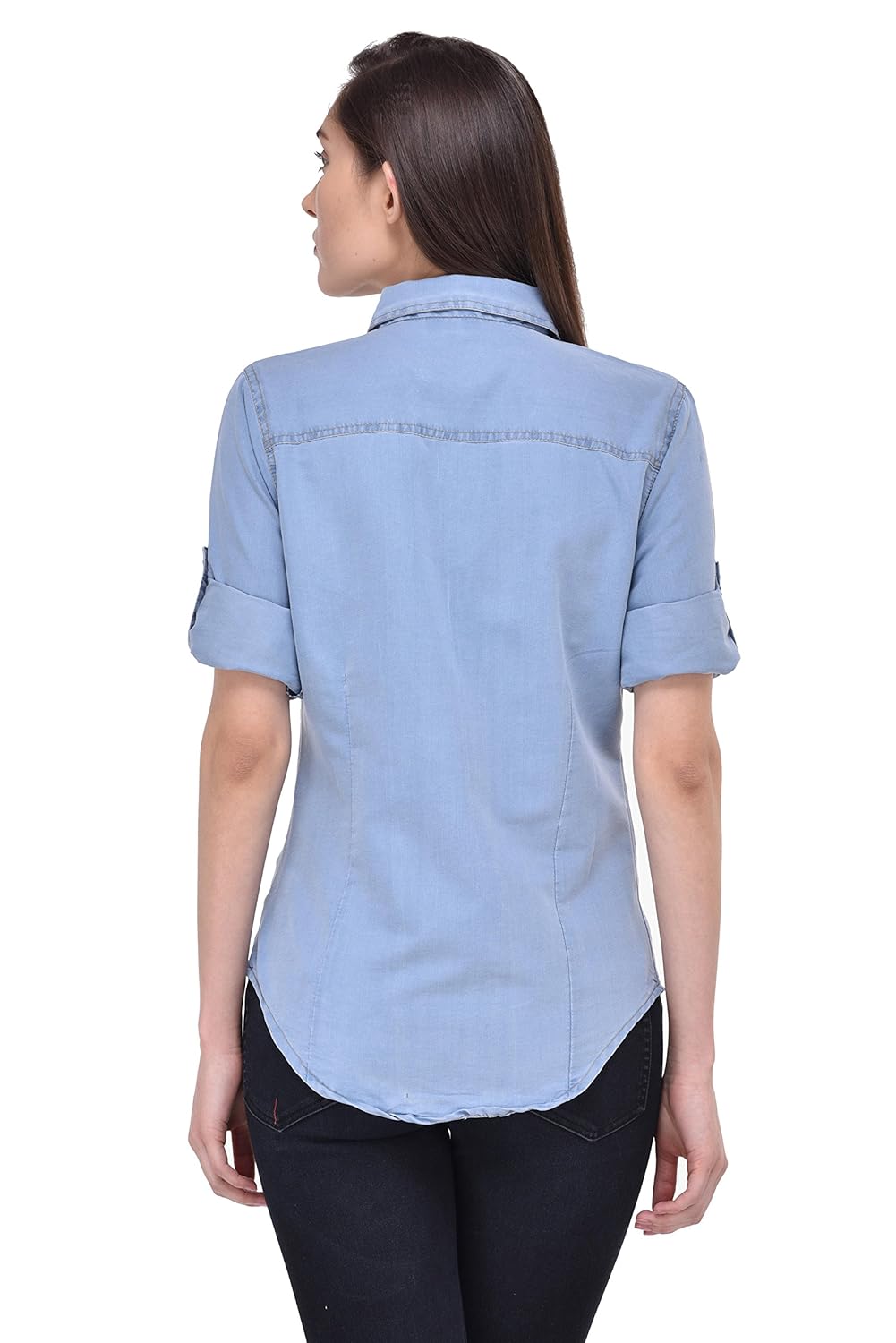 mayra women's denim shirt