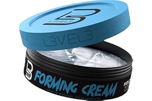 L3VEL3 Forming Cream - Boosts Hair Volume - Adds Shine and Creates Texture - Leaves No Visible Residue - Light and Creamy Con