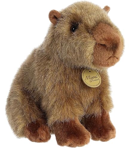 Wild Republic EcoKins Capybara Plush - 8 Inch Stuffed Animal Made From Recycled Bottles