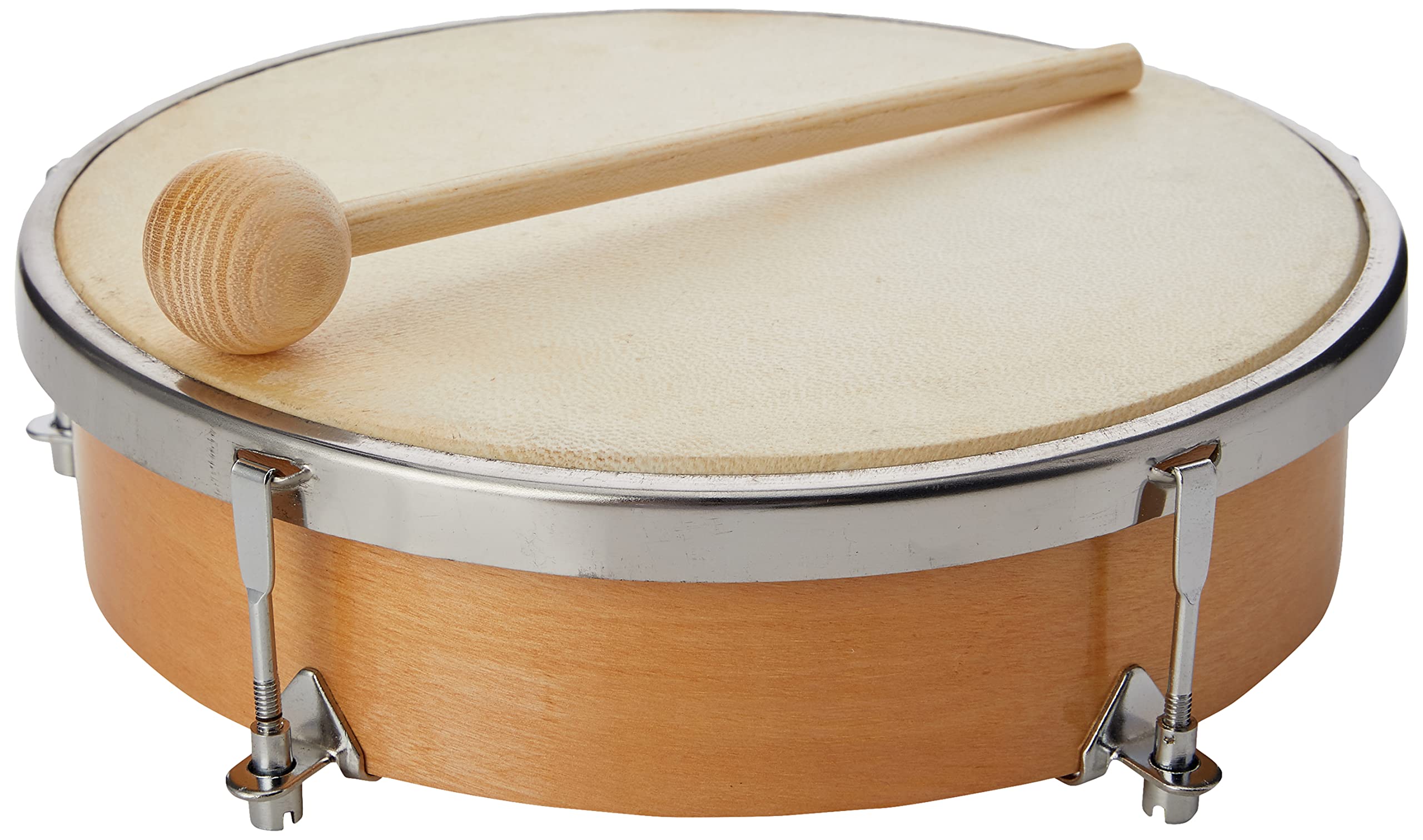 Percussion Plus PP876 8 inch Tunable Drum, Brown