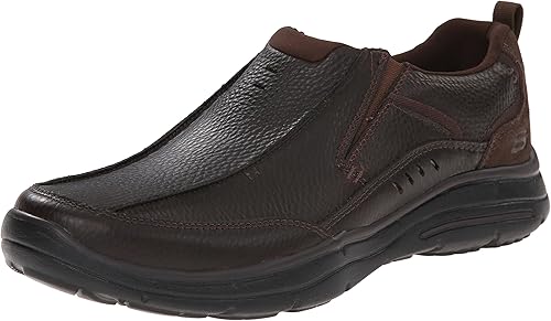 skechers brown lanson trainers