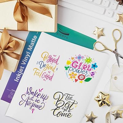 cricut vinyl sticker paper