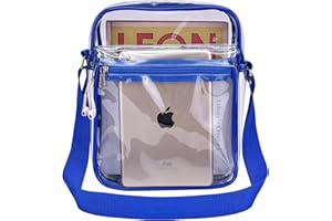 USPECLARE Clear Purse Bag for Stadium Events Clear Messenger Bag for Men and Women