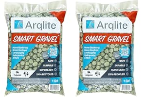 Arqlite Smart Gravel 1 Gallon Eco Friendly for Drainage, Hydroponics, Plant Drainage, Plant Gravel, Planter, or Gardening (Pack of 2)