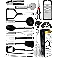 Home Hero 25pc Kitchen Utensil Set - Nylon & Stainless Steel Cooking Utensils - Non-Stick Kitchen Utensils with Spatula - Kit