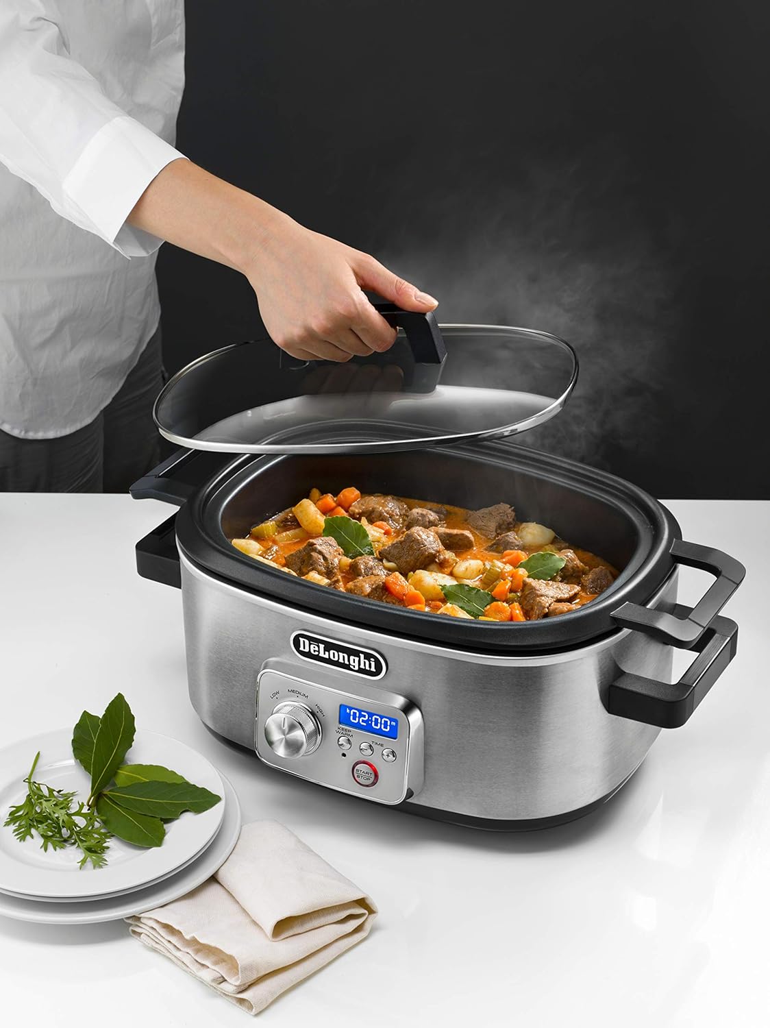 CKS1660D DeLonghi Livenza Pot StovetopSafe with Cooker Slow