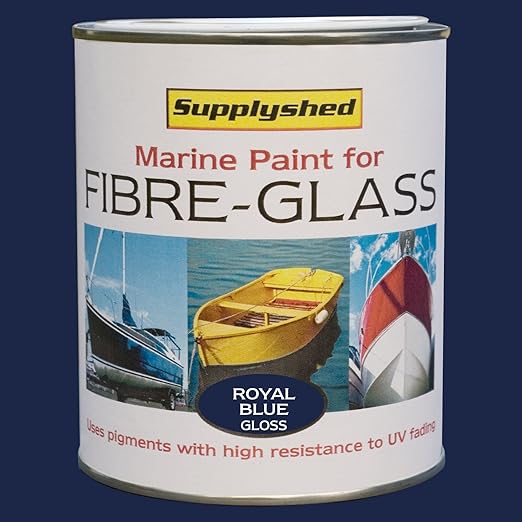Fibreglass Boat Paint ROYAL BLUE gloss 750ml Amazon.co.uk DIY & Tools