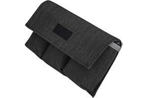 Focket Lipo Battery Safe Bag, 3 Slots Waterproof Lightweight Portable Protection Drone Battery Case, Lipo Storage Container w