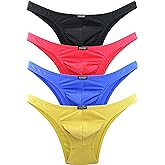 iKingsky Men's Cheeky Underwear Mens Pouch Bikini Panties Sexy Branzilian Back Briefs