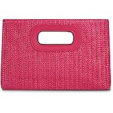 Top Handle Clutch Handbags for Women, Evening Handbag Shoulder Crossbody Purse with Gold Chain