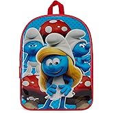 Nickelodeon Smurfs Toddler Girl Backpack for Kids - Toddler Backpack with Padded Straps & Zip Compartment Little Kids - 15"