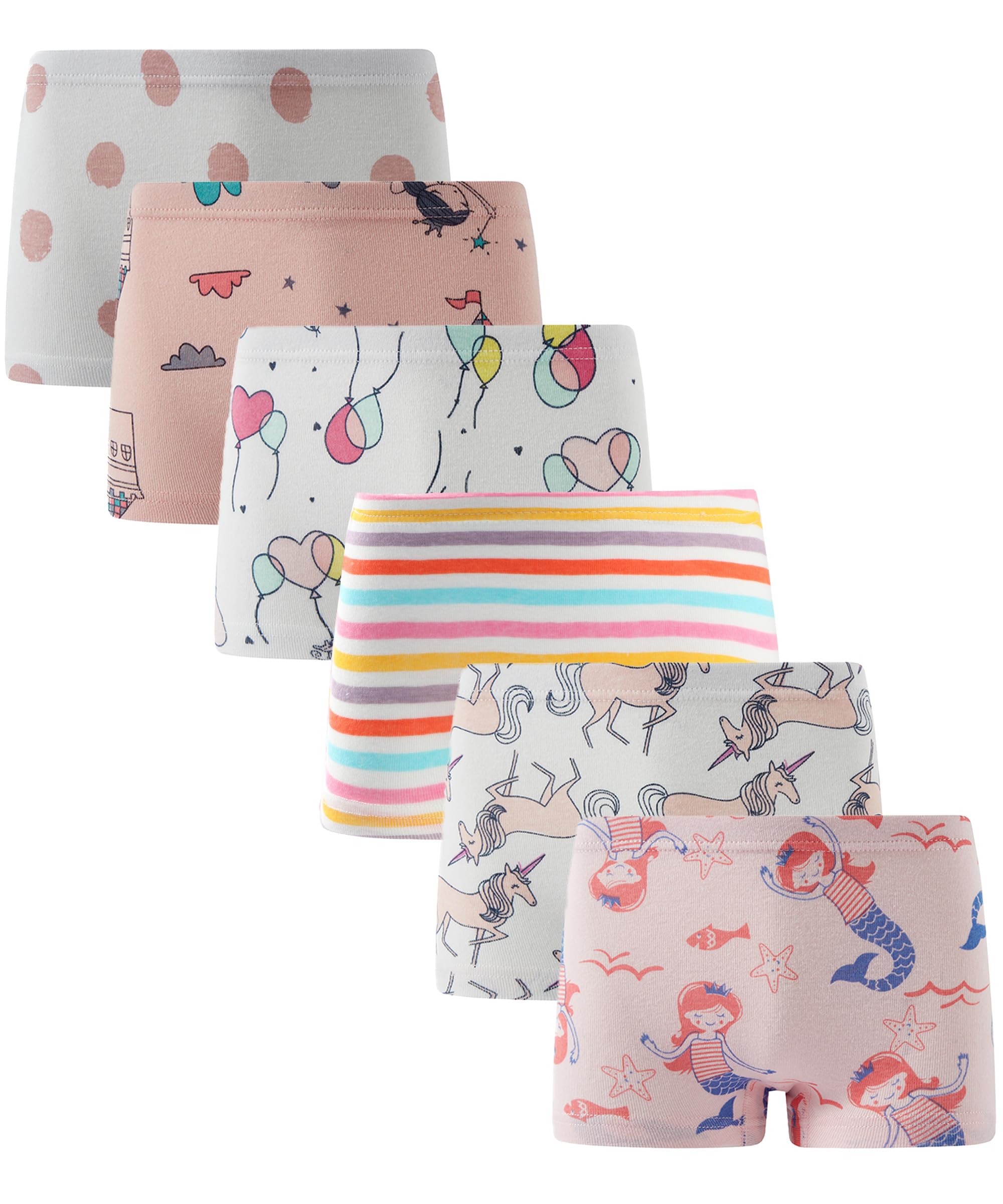 Photo 1 of Boboking Soft 100% Cotton Girls'Panties Boyshorts Toddler Underwear 12years Pink