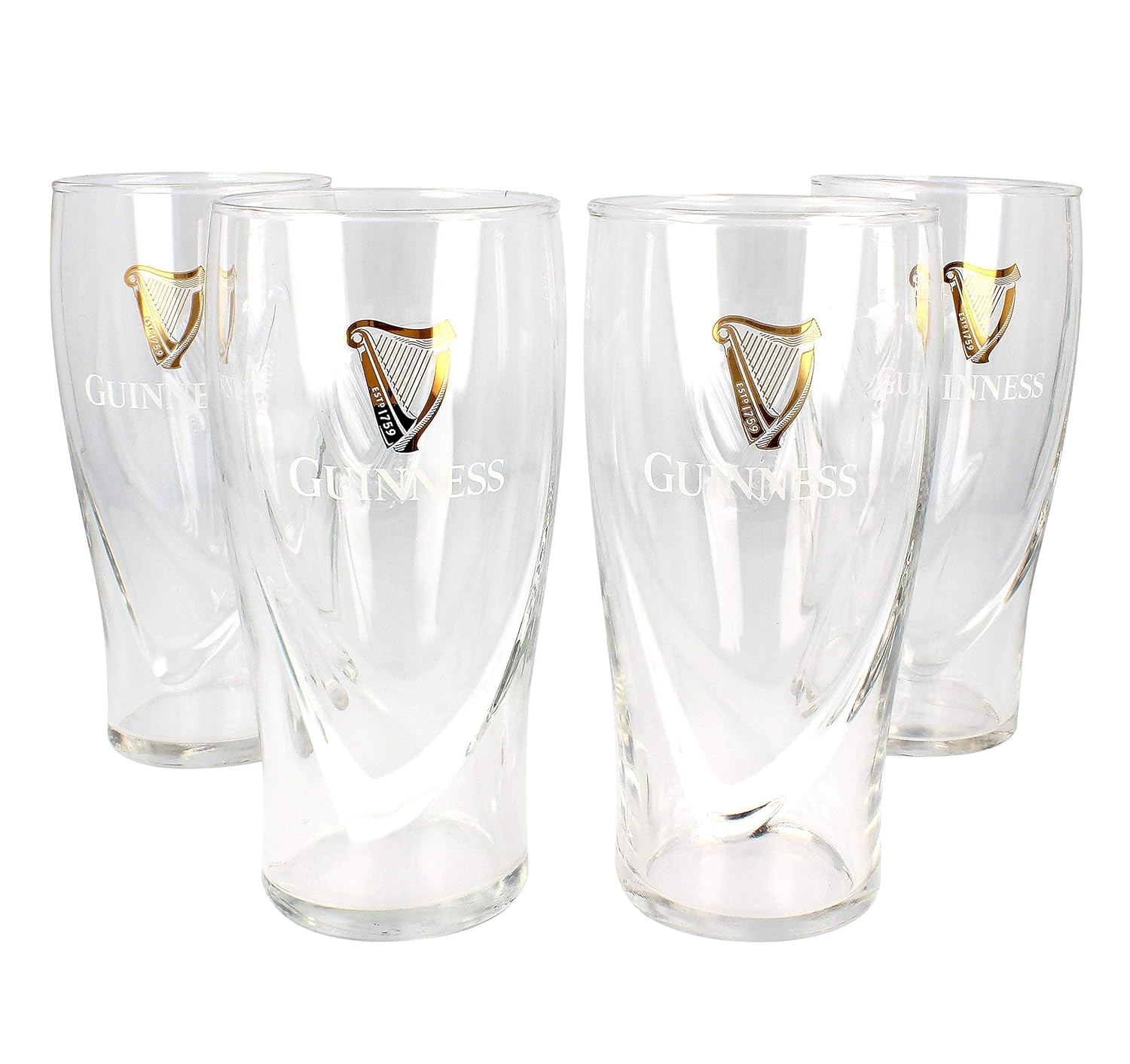 Buy Guinness 20oz Gravity Pint Glass 4 Pack Online at Low Prices in