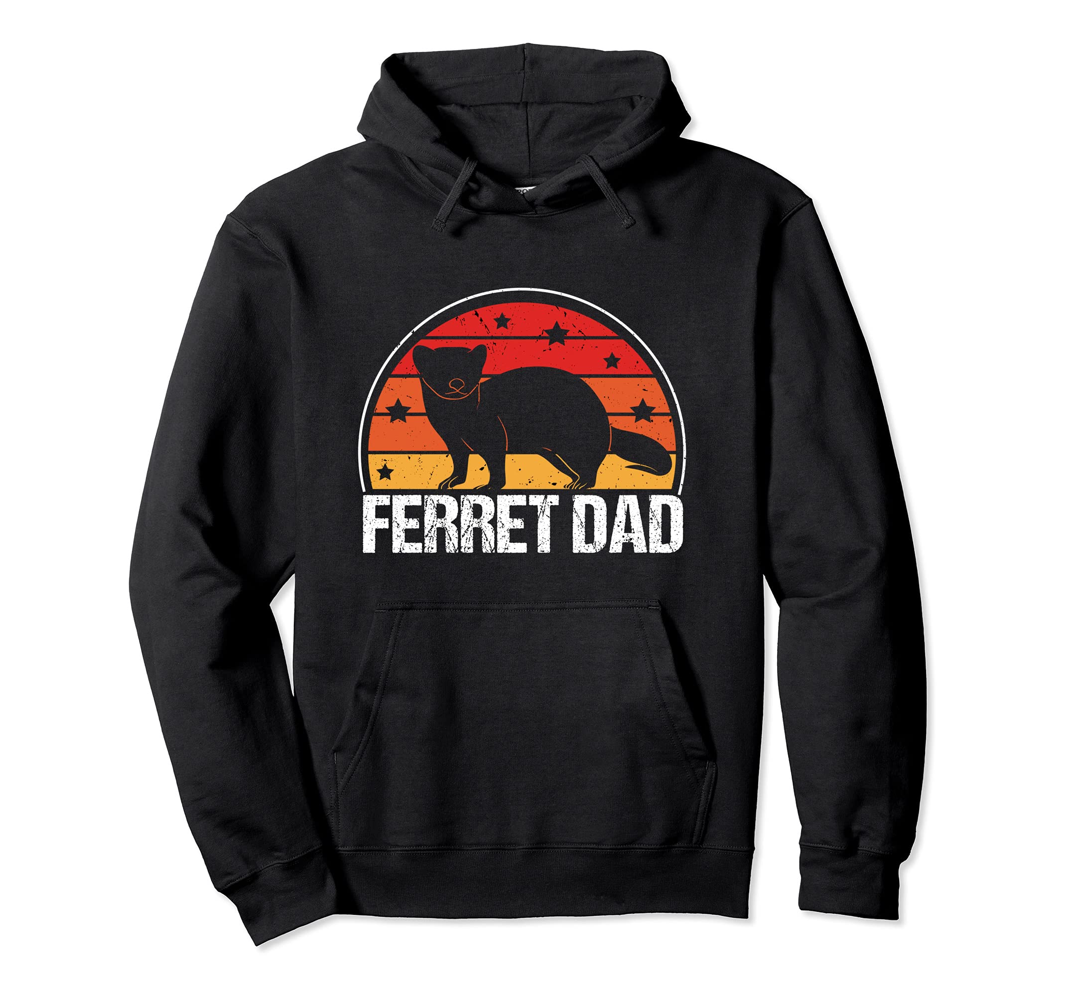 Ferret Dad Funny Ferret Pet Lovers Pullover Hoodie