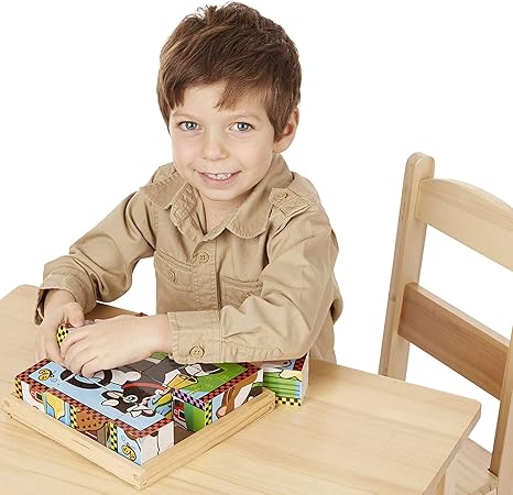 melissa & doug wooden cube puzzle