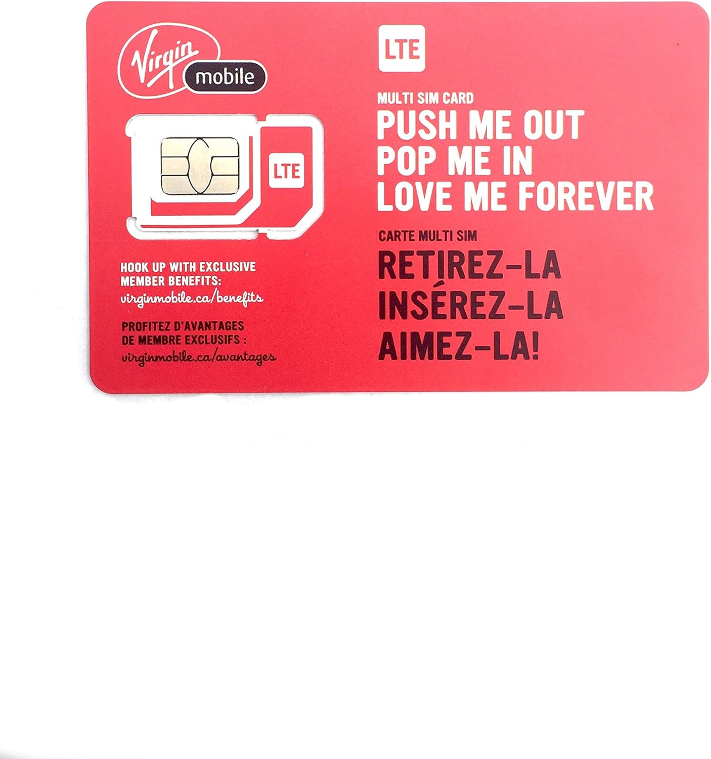 Virgin Multi Triple Format Sim Card Prepaid/Postpaid LTE Amazon.ca Electronics
