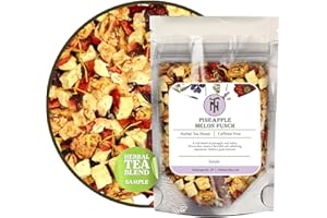 Nelson's Tea Pineapple Melon Punch - Cut & Sifted Rooibos Green Tea with Apple, Cranberry, Hibiscus, Marigod and Safflower Loose Leaf Tea (Sample)