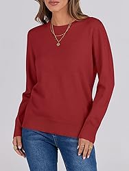 ANRABESS Sweaters for Women Long Sleeve Lightweight