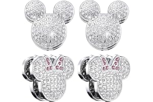 Pangpai Bling Car Hooks, Cute Rhinestones Car Organizer Interior Accessories, Car Dashboard Decorations Hook for Grocery Bags Umbrellas Handbag Purse (4 Pack)