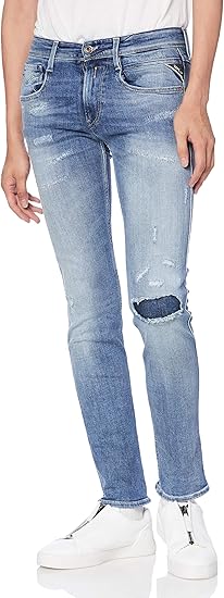 Amazon リプレイ ジーンズ Anbass メンズ ライトブルー 普通 ジーンズ 通販