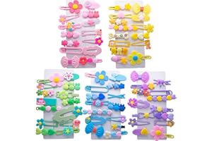 MAITIANISK 70PCS Hair Accessories for Girls Little Girl Hair Clips Barrettes for Baby Toddler Teens Women Kids Cute Candy Col