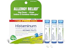 Boiron Histaminum Hydrochloricum 30C Homeopathic Medicine for Indoor or Outdoor Allergy Relief, Hay Fever, and Hives - 3 Count (240 Pellets)