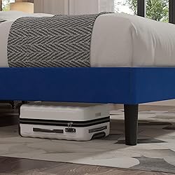 VECELO Full Size Bed Frame with Upholstered