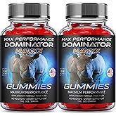 (2 Pack) Dominator Maxx Gummies Maximum Strength Performance Gummies, Dominator Maxxx Gummies Extra Strength Overall Wellness Support, Dominator Max Gummies, DominatorMax Great Taste (120 Gummies)