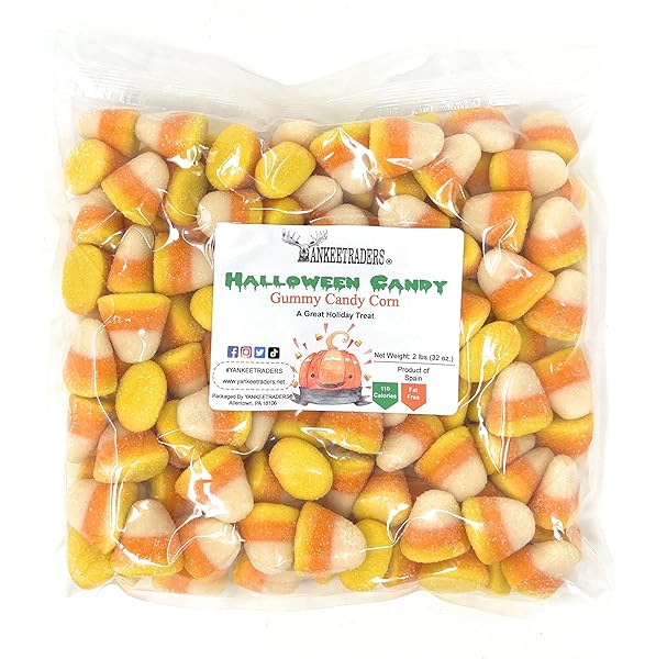YANKEETRADERS GUMMY CANDY CORN – 2 LB (FALL...
