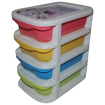 Bagathon India Sigma Drawers Storage Box 4 Tier Amazon In Home