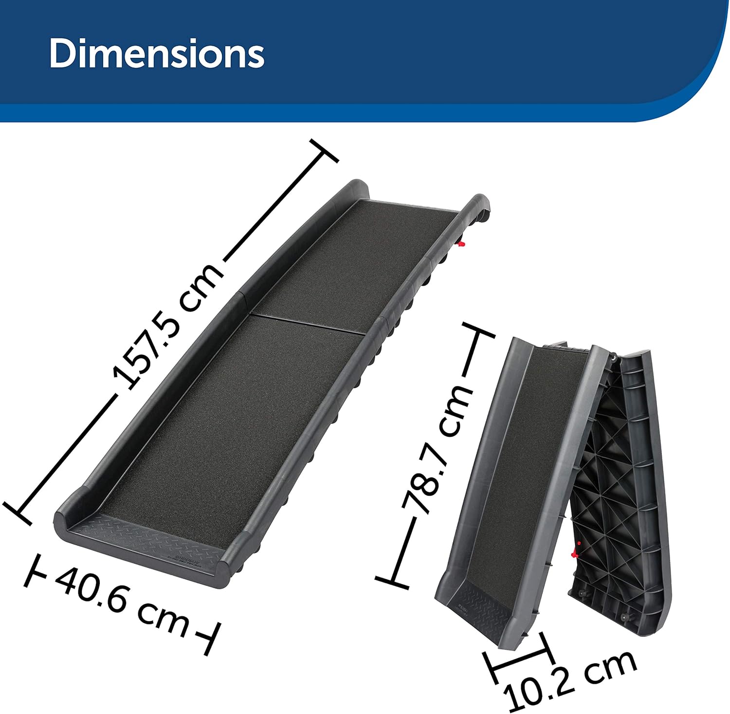 PetSafe Happy Ride Folding Dog Ramp – Portable Lightweight Dog And Cat ...