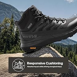 NORTIV 8 Men's Lightweight Hiking Boots Waterproof
