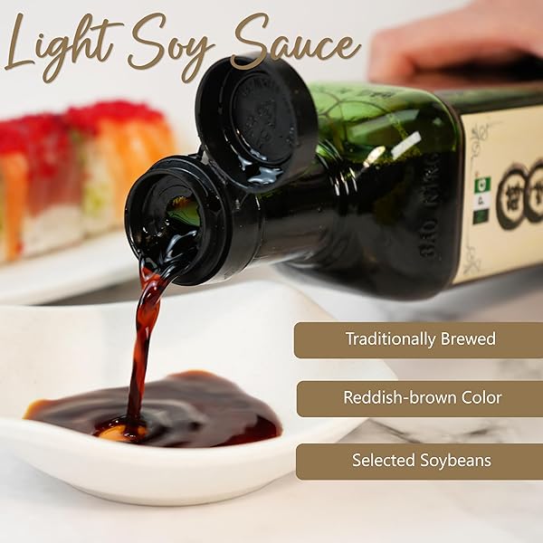 NPG PREMIUM LIGHT SOY SAUCE 16.9 FL OZ, TAMARI LITE DIPPING SAUCE FOR SUSHI, SASHIMI, FISH, DUMPLINGS, NOODLES, MEAT MARINADES