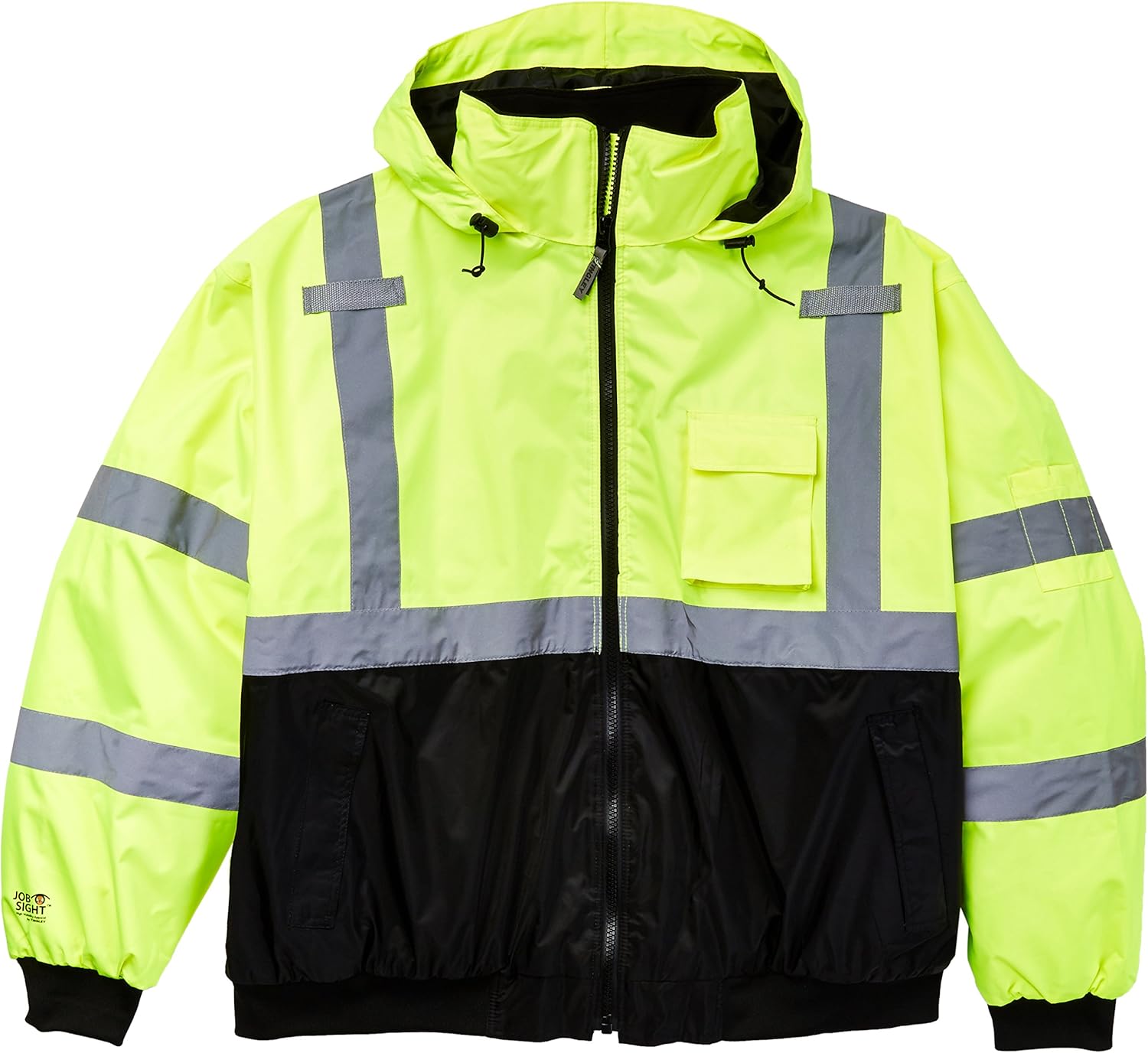 Bomber J26002.3X Jacket with 2" Silver Reflective Tape, Size 2X, Size