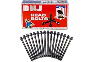 DNJ HBK260 Head Bolt Kit for 1999-2017 Acura, Honda, Saturn Accord, Accord Crosstour, Crosstour 3.0L-3.7L V6 24V SOHC 3474cc