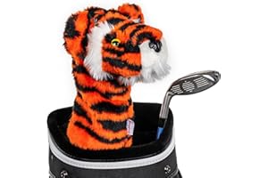 DAPHNE'S HEADCOVERS Daphne’s Headcovers Tiger Headcover Funny Golf Club Cover Stylish Protection for Club Driver Headcover for Men and Women