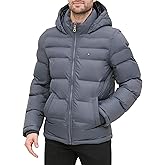 Tommy Hilfiger Men's Down Alternative Hooded Puffer Jacket (Standard and Big & Tall)