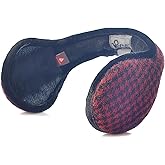 180s Women's American Wool Behind-the-Head Winter Ear Warmers | Premium Adjustable & Foldable Earmuffs