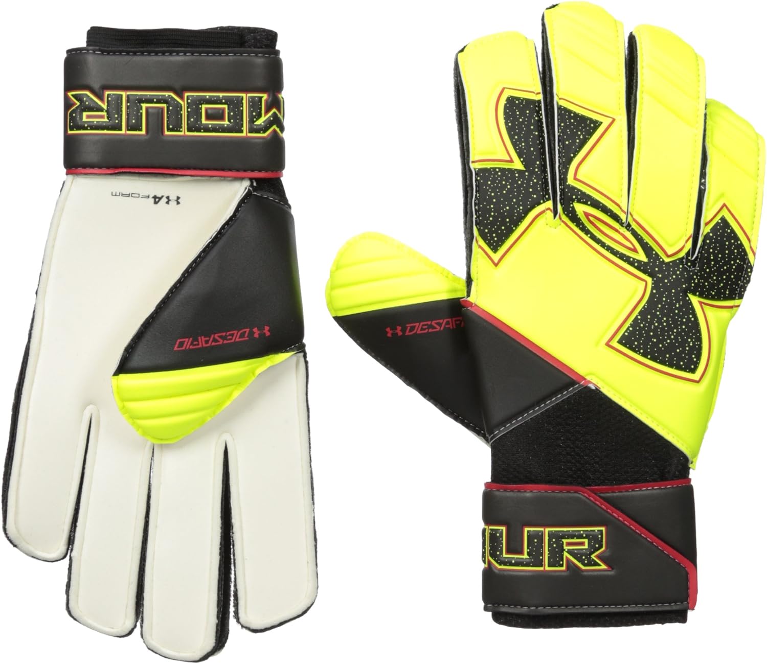under armour gloves yellow